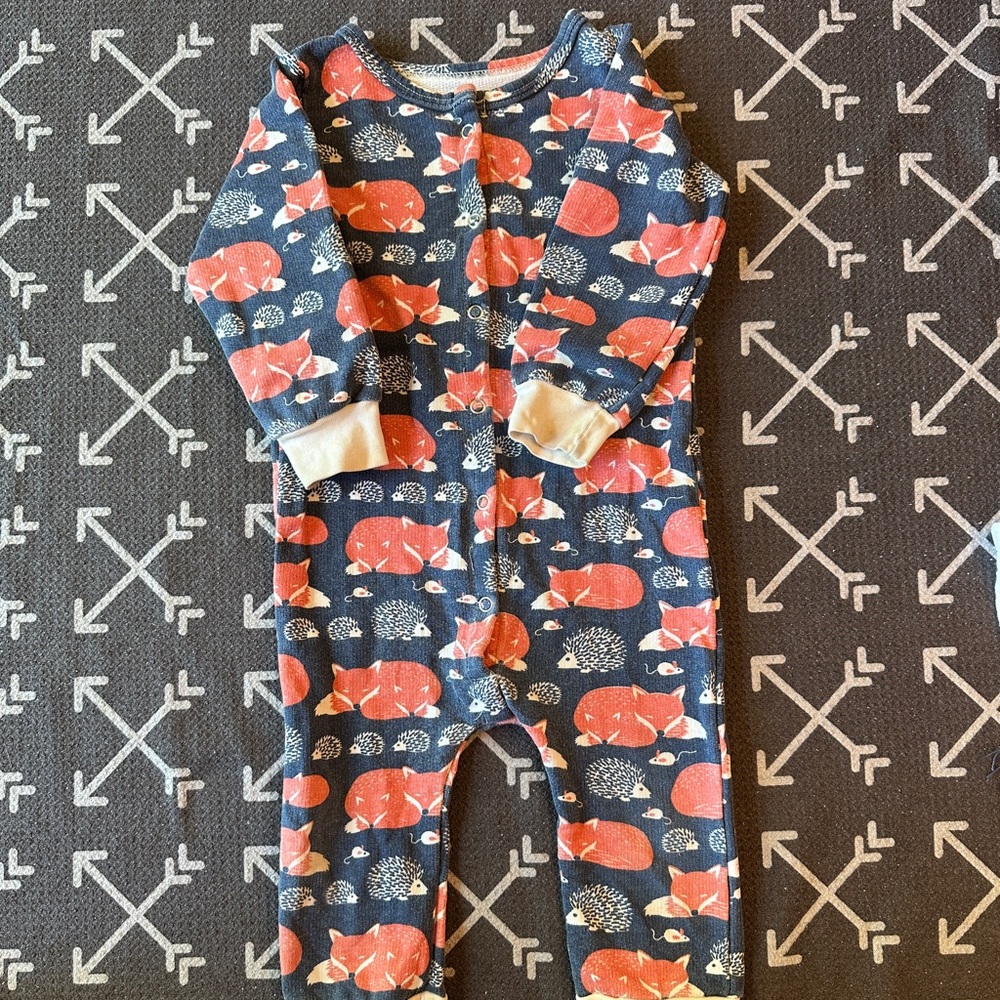 Winter Water Factory 12mo organic cotton French terry jumpsuit